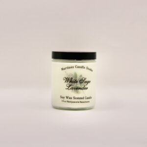 White Sage and Lavender Candle